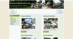 Desktop Screenshot of marketsandstallholders.com